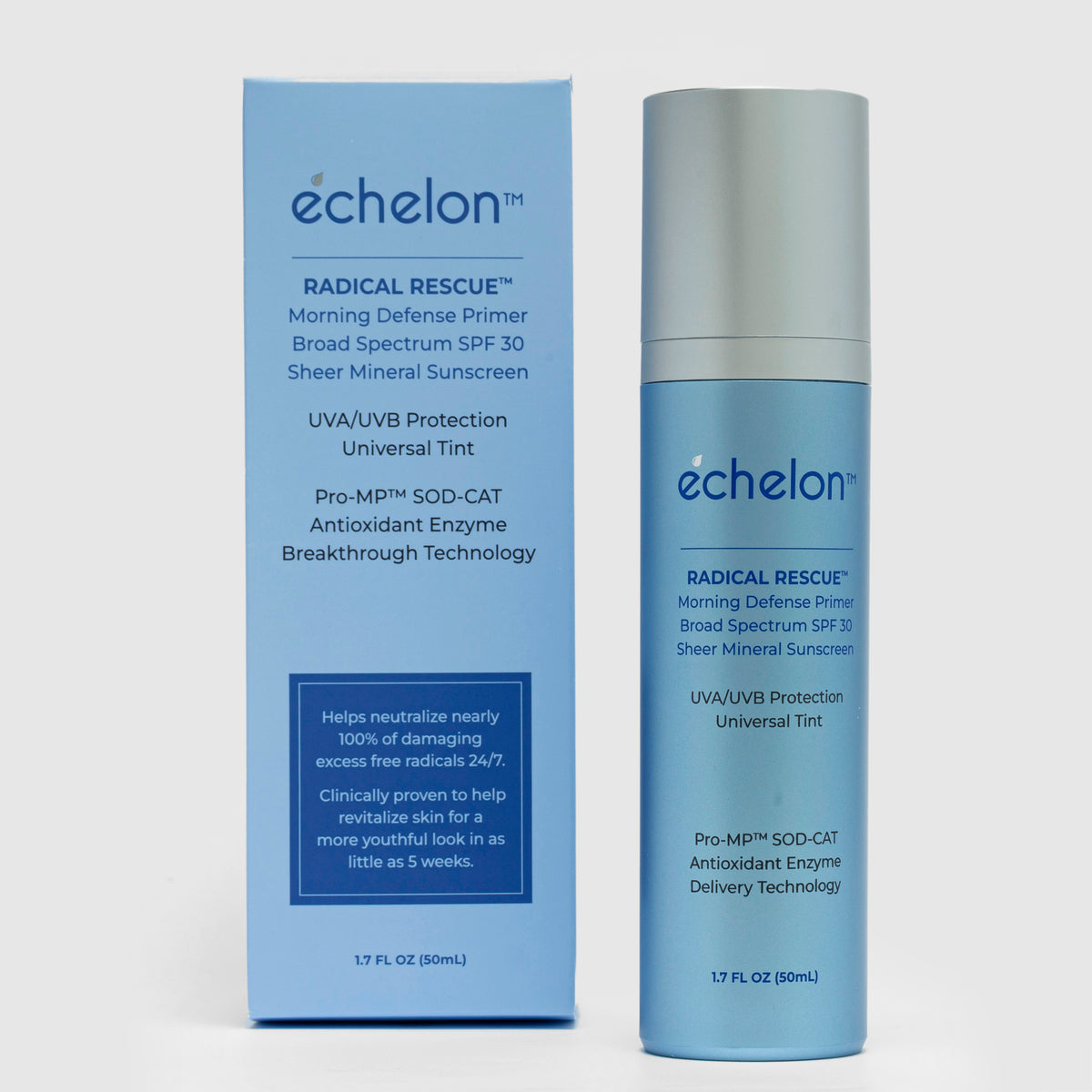 échelon™ Radical Rescue™ Morning Defense Primer Broad Spectrum SPF 30 Sheer Mineral Sunscreen